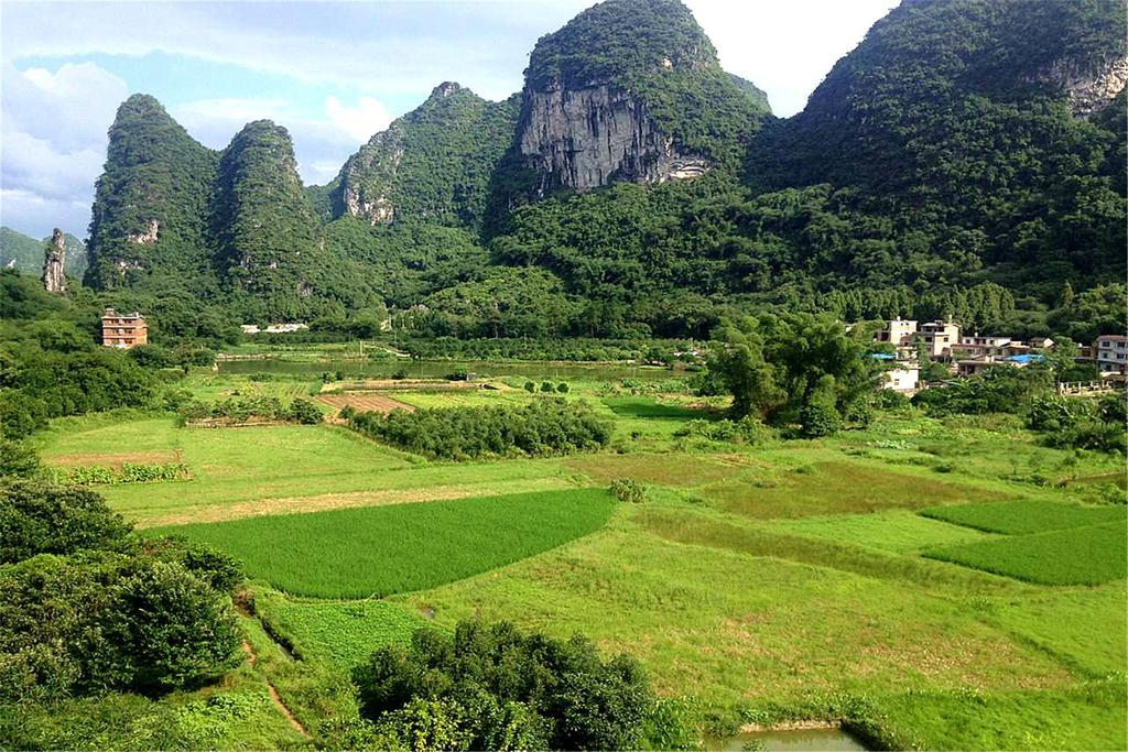 Yangshuo Peaceful Valley Retreat Hotel Kültér fotó